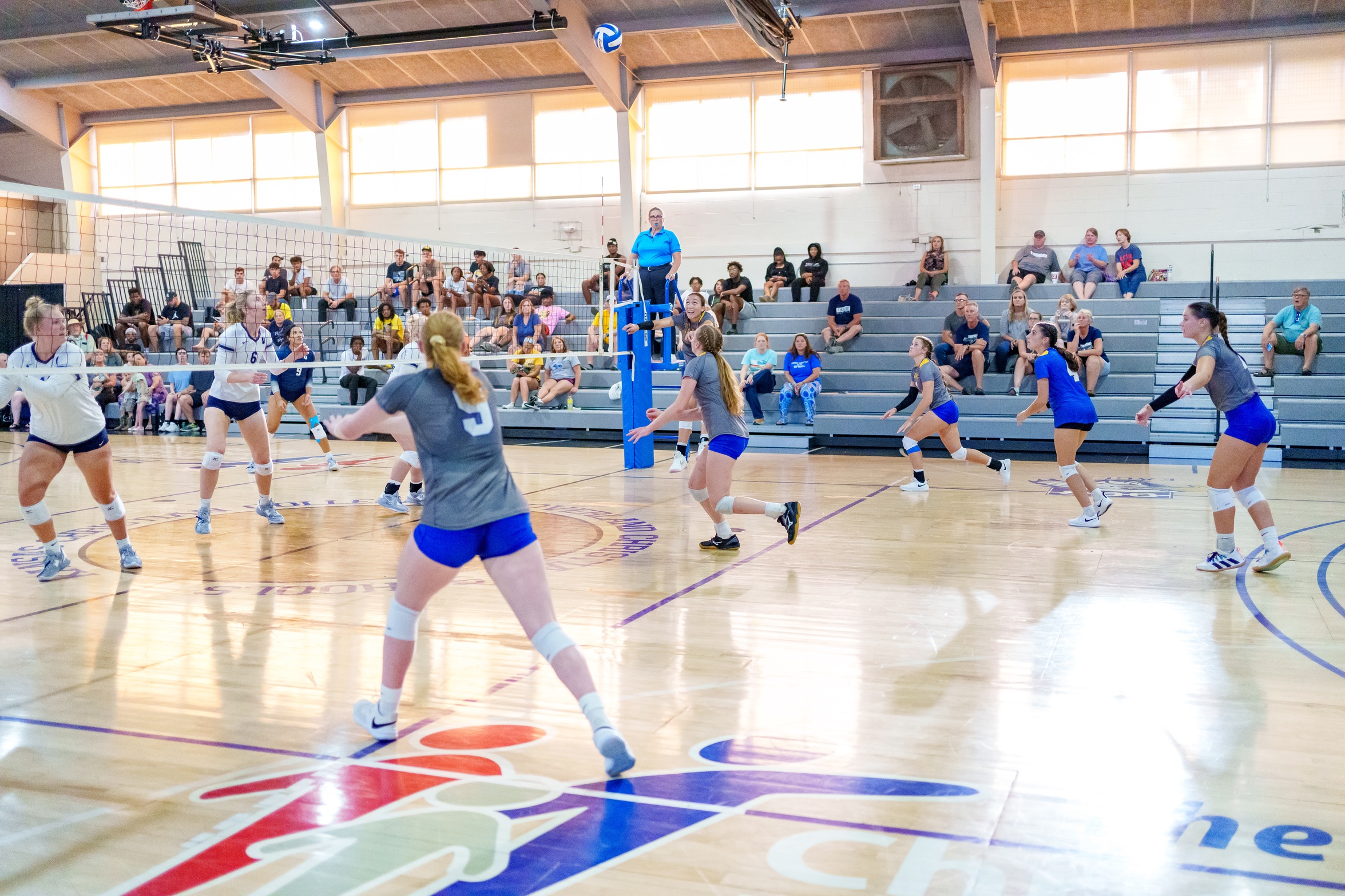 Volleyball Gets First Win in Home Triangular